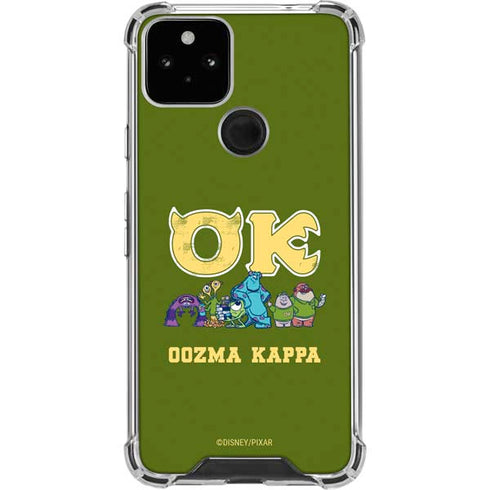 Disney Monsters University Oozma Kappa Google Pixel 5 Clear Case